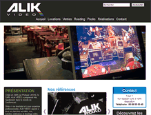 Tablet Screenshot of alikvideo.com